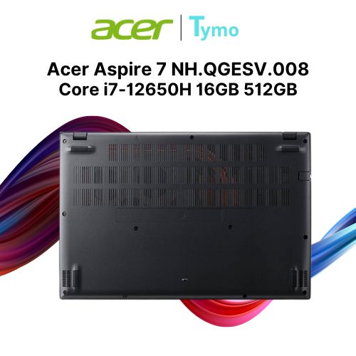 Acer Aspire 7 A715-76-728X NH.QGESV.008 (Core i7-12650H | 16GB | 512GB | Intel UHD | 15.6 inch FHD) - Ảnh 5