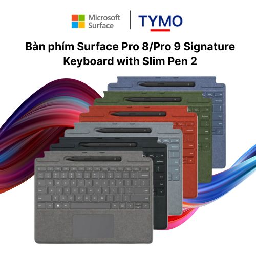 Bàn phím Surface Pro 8/Pro 9 Signature Keyboard with Slim Pen 2 Chính Hãng