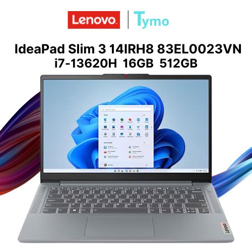 Laptop Lenovo IdeaPad Slim 3 14IRH8 83EL0023VN (Core™ i7-13620H | 16GB | 512GB | Intel UHD | 14 inch FHD)