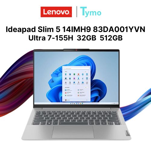 Laptop Lenovo Ideapad Slim 5 14IMH9 83DA001YVN (Intel® Core™ Ultra 7 155H | 32GB | 512GB | Intel® Arc™ Graphics | 14 inch WUXGA OLED)