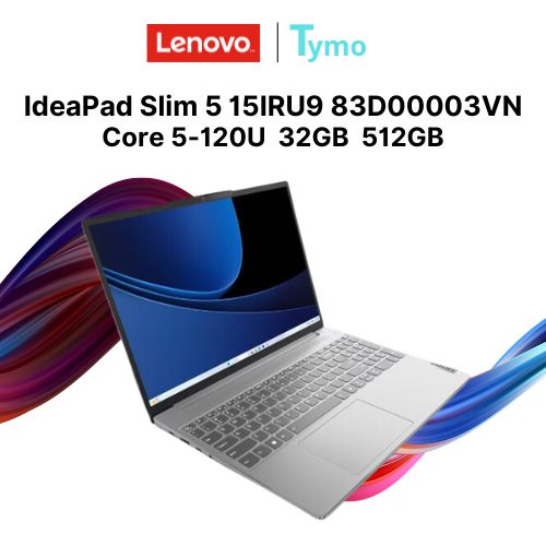 Laptop Lenovo IdeaPad Slim 5 15IRU9 83D00003VN (Intel® Core™ 5 120U | 32GB | 512GB | Intel® Graphics | 15.3inch WUXGA) - Ảnh 2