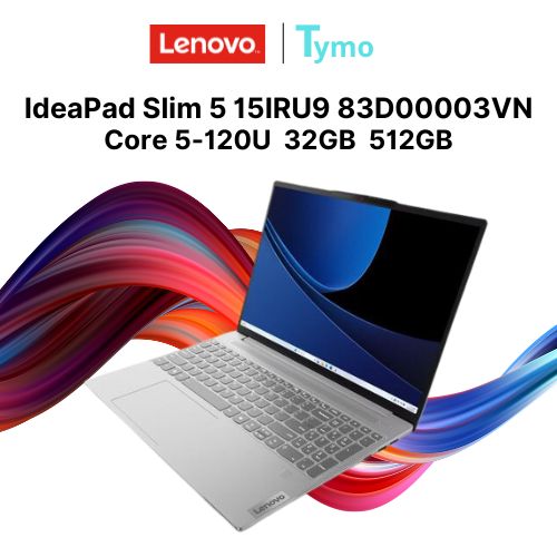 Laptop Lenovo IdeaPad Slim 5 15IRU9 83D00003VN (Intel® Core™ 5 120U | 32GB | 512GB | Intel® Graphics | 15.3inch WUXGA) - Ảnh 3
