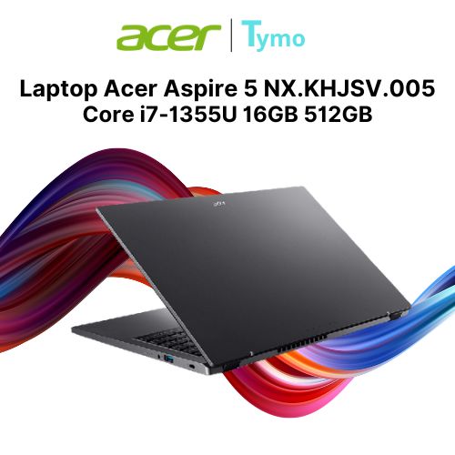 Laptop Acer Aspire 5 A515-58P-774R NX.KHJSV.005 (Core i7-1355U | 16GB | 512GB | Intel Iris Xe | 15.6 inch FHD) - Ảnh 8