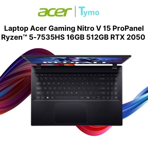 Laptop Gaming Acer Nitro V 15 ProPanel ANV15-41-R7AP NH.QPGSV.002 (Ryzen™ 5-7535HS | 16GB | 512GB SSD | RTX 2050 4GB | 15.6 inch FHD 180Hz) - Ảnh 8