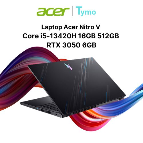 Laptop Acer Gaming Nitro V ANV15-51-53DM NH.QN9SV.007 (Core i5-13420H | 16GB | 512GB | RTX 3050 6GB | 15.6 inch FHD 144Hz) - Ảnh 5