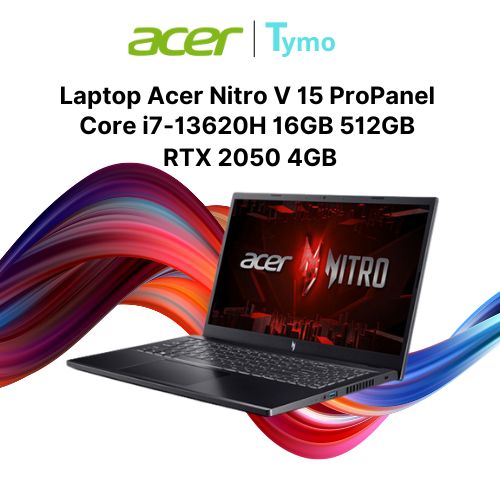 Laptop Acer Nitro V 15 ProPanel ANV15-51-73BT NH.QNASV.009 (Core i7-13620H | 16GB | 512GB | RTX 2050 4GB | 15.6 inch FHD 180Hz) - Ảnh 8