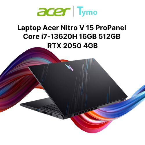 Laptop Acer Nitro V 15 ProPanel ANV15-51-73BT NH.QNASV.009 (Core i7-13620H | 16GB | 512GB | RTX 2050 4GB | 15.6 inch FHD 180Hz) - Ảnh 5