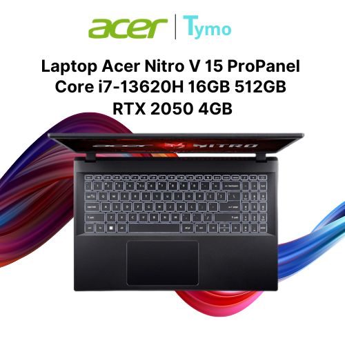 Laptop Acer Nitro V 15 ProPanel ANV15-51-73BT NH.QNASV.009 (Core i7-13620H | 16GB | 512GB | RTX 2050 4GB | 15.6 inch FHD 180Hz) - Ảnh 4