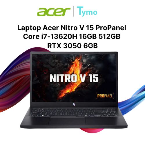 Laptop Acer Nitro V 15 ProPanel ANV15-51-73UU NH.QN9SV.00C (Core i7-13620H | 16GB | 512GB | RTX 3050 6GB | 15.6 inch FHD 180Hz)