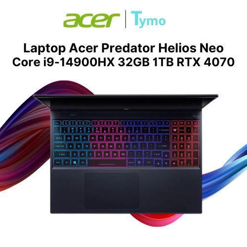 Laptop Acer Predator Helios Neo PHN16-72-950P NH.QNMSV.001 (Core i9-14900HX | 32GB | 1TB | RTX 4070 | 16inch WQXGA 240Hz) - Ảnh 2
