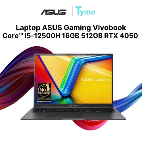 Laptop Gaming ASUS Vivobook K3605ZU-RP296W (Core™ i5-12500H | 16GB | 512GB | RTX 4050 6GB | 16inch FHD+ 144Hz)