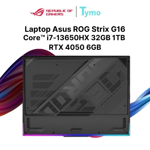 Laptop Gaming Asus ROG Strix G16 G614JU-N3509W (Core™ i7-13650HX | 32GB | 1TB SSD | RTX 4050 6GB | 16inch WUXGA 165Hz) - Ảnh 8