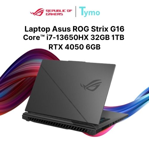 Laptop Gaming Asus ROG Strix G16 G614JU-N3509W (Core™ i7-13650HX | 32GB | 1TB SSD | RTX 4050 6GB | 16inch WUXGA 165Hz) - Ảnh 5