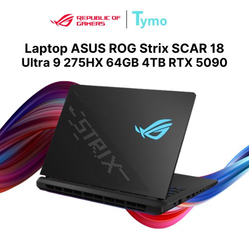 Laptop Gaming ASUS ROG Strix SCAR 18 G835LX-SA193W (Ultra 9 275HX | 64GB | 4TB | RTX 5090 24GB | 18 inch WQXGA MiniLed 240Hz) - Ảnh 6