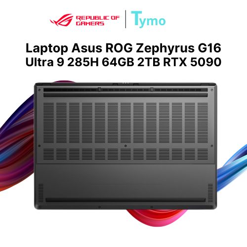 Laptop Gaming Asus ROG Zephyrus G16 GU605CX-QR083W (Ultra 9 285H | 64GB | 2TB | RTX 5090 24GB | 16inch 2.5K OLED 240Hz) - Ảnh 6