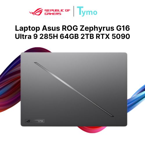 Laptop Gaming Asus ROG Zephyrus G16 GU605CX-QR083W (Ultra 9 285H | 64GB | 2TB | RTX 5090 24GB | 16inch 2.5K OLED 240Hz) - Ảnh 5