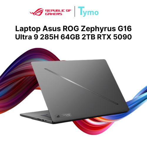 Laptop Gaming Asus ROG Zephyrus G16 GU605CX-QR083W (Ultra 9 285H | 64GB | 2TB | RTX 5090 24GB | 16inch 2.5K OLED 240Hz) - Ảnh 4