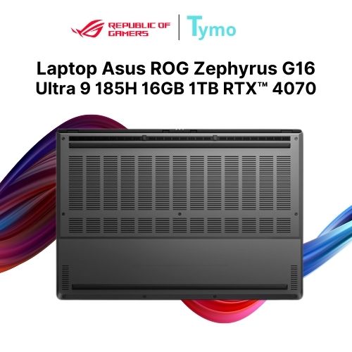 Laptop Asus ROG Zephyrus G16 (2024) GU605MI-QR116W (Ultra 9 185H | 16GB | 1TB | RTX 4070 8GB | 16inch 2.5K OLED 240Hz) - Ảnh 6
