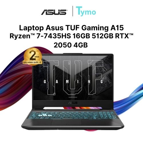 Laptop Gaming ASUS TUF A15 FA506NFR-HN075W (Ryzen™ 7-7435HS | 16GB | 512GB | RTX™ 2050 4GB | 15.6inch FHD 144Hz)