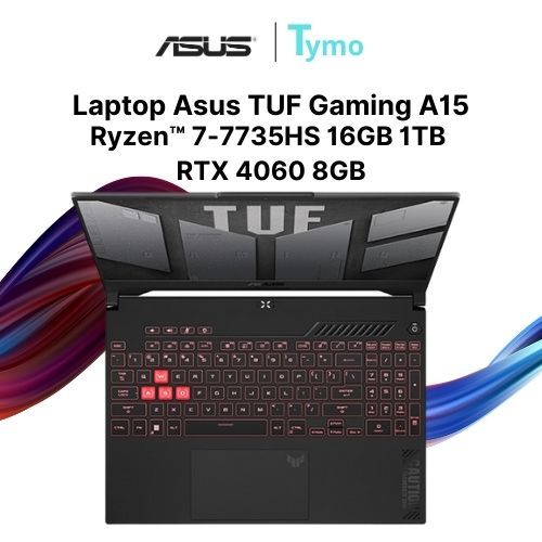 Laptop Gaming ASUS TUF A15 FA507NV-LP061W (Ryzen™ 7-7735HS | 16GB | 1TB | RTX 4060 8GB | 15.6inch FHD 144Hz) - Ảnh 2