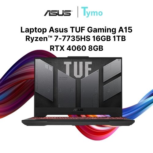 Laptop Gaming ASUS TUF A15 FA507NV-LP061W (Ryzen™ 7-7735HS | 16GB | 1TB | RTX 4060 8GB | 15.6inch FHD 144Hz)