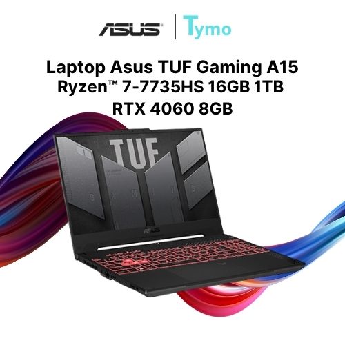 Laptop Gaming ASUS TUF A15 FA507NV-LP061W (Ryzen™ 7-7735HS | 16GB | 1TB | RTX 4060 8GB | 15.6inch FHD 144Hz) - Ảnh 4