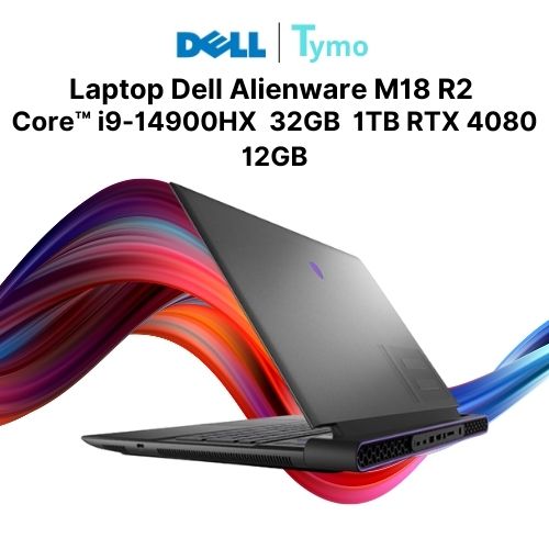 Laptop Dell Alienware M18 R2 Core-i9-14900HX 32GB 1TB RTX 4080 12GB - Ảnh 3