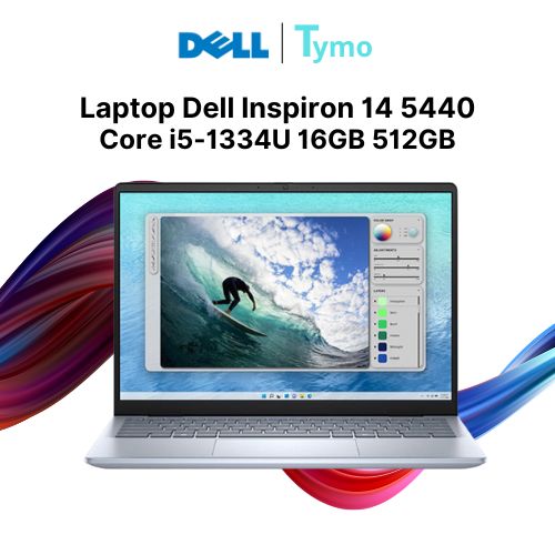 Laptop Dell Inspiron 14 5440 NDY5V1 (Core i5-1334U | 16GB | 512GB | Intel® Graphics | 14 inch FHD+)
