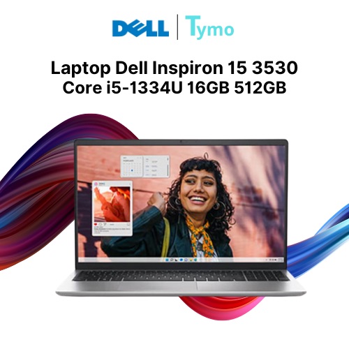 Laptop Dell Inspiron 3530 N5I5530W1 (Core i5-1334U | 16GB | 512GB | Intel Iris Xe | 15.6 inch FHD 120Hz)