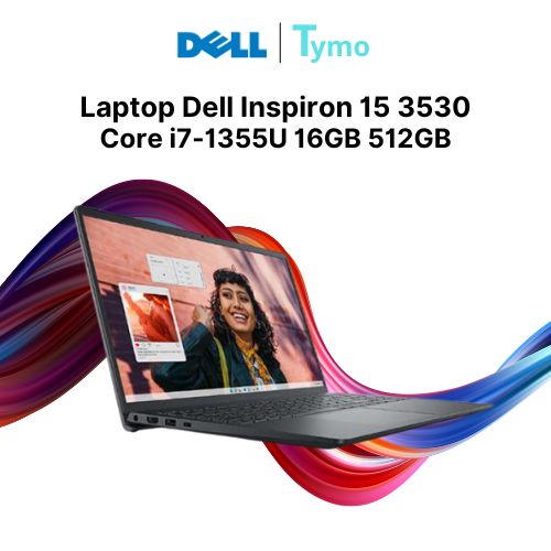 Laptop Dell Inspiron 3530 N5I7240W1 (Core i7-1355U | 16GB | 512GB | Intel Iris Xe | 15.6 inch FHD 120Hz) - Ảnh 3
