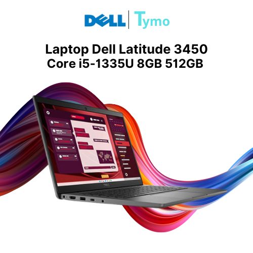 Laptop Dell Latitude 3450-L3450-1335U-08512U (Core i5-1335U | 8GB | 512GB | Intel UHD | 14 inch FHD | Ubuntu) - Ảnh 7