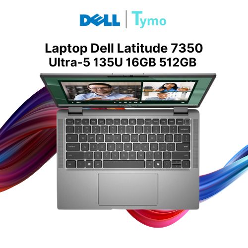 Laptop Dell Latitude 7350 L7350-135U-16512W (Ultra 5 135U | 16GB | 512GB | Intel Graphics | 13.3 inch FHD+) - Ảnh 3