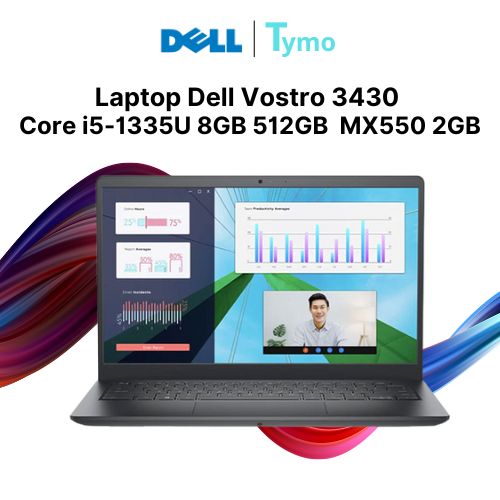 Laptop Dell Vostro 3430 60YGM (Core i5-1335U | 8GB | 512GB | MX550 2GB | 14 inch FHD)