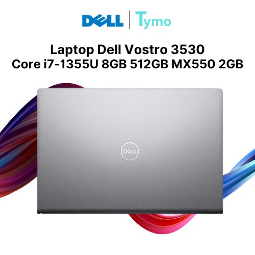 Laptop Dell Vostro 3530 V3530-i7U085W11GRD2 (Intel Core i7-1355U | 8GB | 512GB | MX550 2GB | 15.6 inch FHD 120Hz) - Ảnh 2