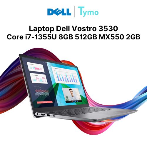 Laptop Dell Vostro 3530 V3530-i7U085W11GRD2 (Intel Core i7-1355U | 8GB | 512GB | MX550 2GB | 15.6 inch FHD 120Hz) - Ảnh 7