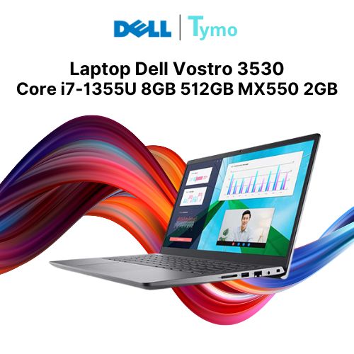 Laptop Dell Vostro 3530 V3530-i7U085W11GRD2 (Intel Core i7-1355U | 8GB | 512GB | MX550 2GB | 15.6 inch FHD 120Hz) - Ảnh 8