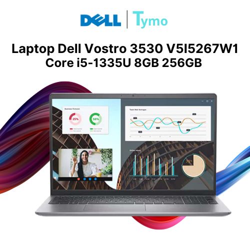 Laptop Dell Vostro 3530 V5I5267W1 (Intel Core i5-1335U | 8GB | 256GB | Intel Iris Xe | 15.6 inch FHD 120Hz)