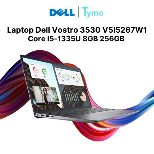 Laptop Dell Vostro 3530 V5I5267W1 (Intel Core i5-1335U | 8GB | 256GB | Intel Iris Xe | 15.6 inch FHD 120Hz) - Ảnh 3