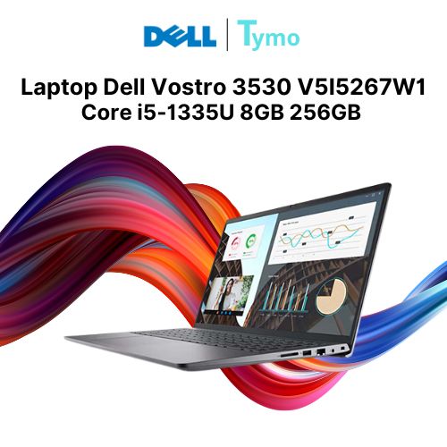 Laptop Dell Vostro 3530 V5I5267W1 (Intel Core i5-1335U | 8GB | 256GB | Intel Iris Xe | 15.6 inch FHD 120Hz) - Ảnh 4