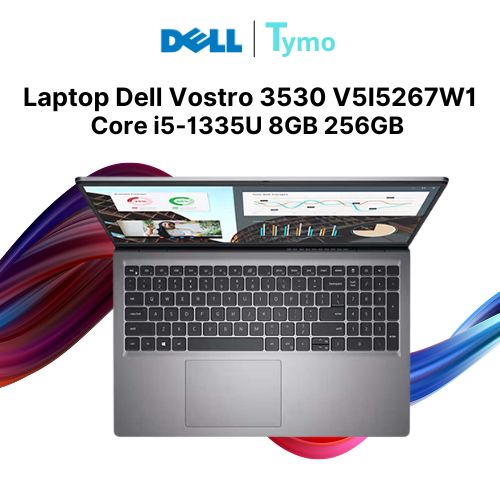 Laptop Dell Vostro 3530 V5I5267W1 (Intel Core i5-1335U | 8GB | 256GB | Intel Iris Xe | 15.6 inch FHD 120Hz) - Ảnh 2