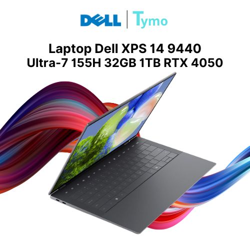 Laptop Dell XPS 14 9440 Ultra-7 155H 32GB 1TB RTX 4050 - Ảnh 3