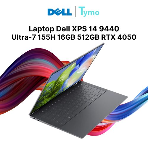 Laptop Dell XPS 14 9440 Ultra-7 155H 16GB 512GB RTX 4050 - Ảnh 5