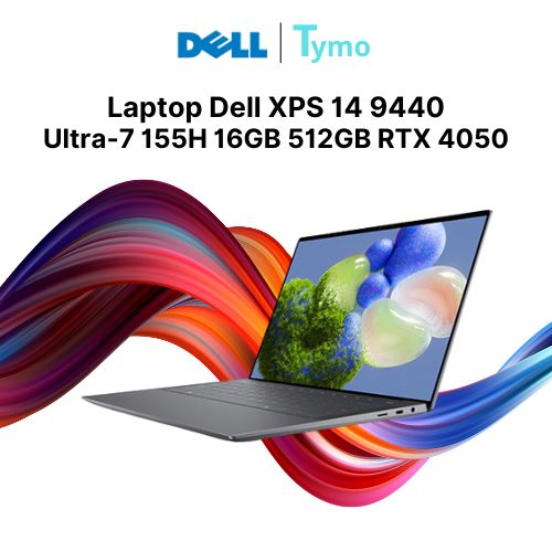 Laptop Dell XPS 14 9440 Ultra-7 155H 16GB 512GB RTX 4050 - Ảnh 2