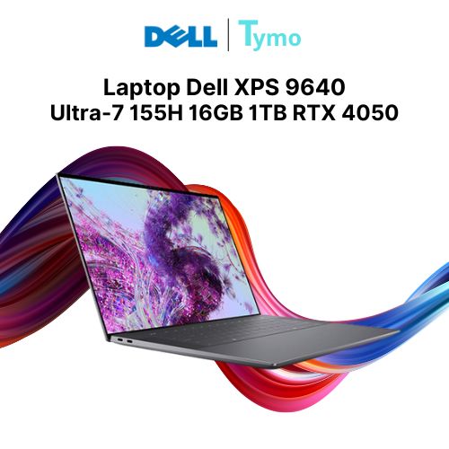 Laptop Dell XPS 16 9640 Ultra-7 155H 16GB 1TB RTX 4050 - Ảnh 12
