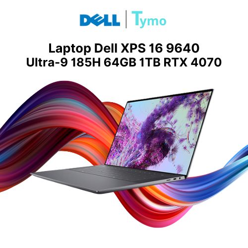 Laptop Dell XPS 16 9640 Ultra-9 185H 64GB 1TB RTX 4070 - Ảnh 5