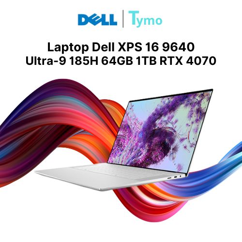 Laptop Dell XPS 16 9640 Ultra-9 185H 64GB 1TB RTX 4070 - Ảnh 12