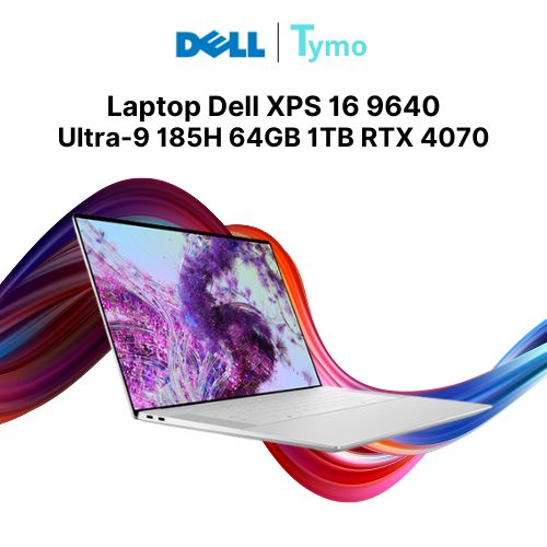 Laptop Dell XPS 16 9640 Ultra-9 185H 64GB 1TB RTX 4070 - Ảnh 13