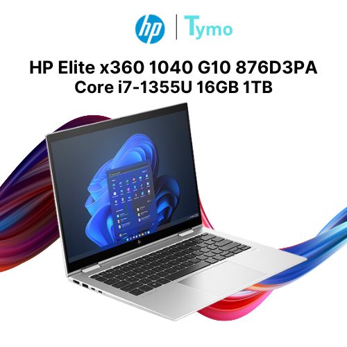 Laptop HP Elite x360 1040 G10 876D3PA (Core i7-1355U | 16GB | 1TB | Intel Iris Xe | 14 inch WUXGA | Cảm ứng | Bút cảm ứng) - Ảnh 6
