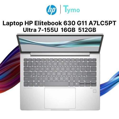 Laptop HP Elitebook 630 G11 A7LC5PT (Ultra 7-155U | 16GB | 512GB | Intel® Graphics | 13.3 inch WUXGA) - Ảnh 2