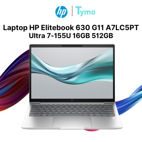 Laptop HP Elitebook 630 G11 A7LC5PT (Ultra 7-155U | 16GB | 512GB | Intel® Graphics | 13.3 inch WUXGA)